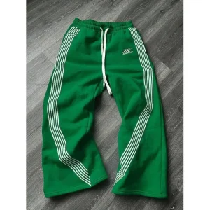 Y2k Embroidered Black Gray Casual Pants Camo Functional Tactical Functional Men's Women's Premium Jogging Drawstring Sweatpants